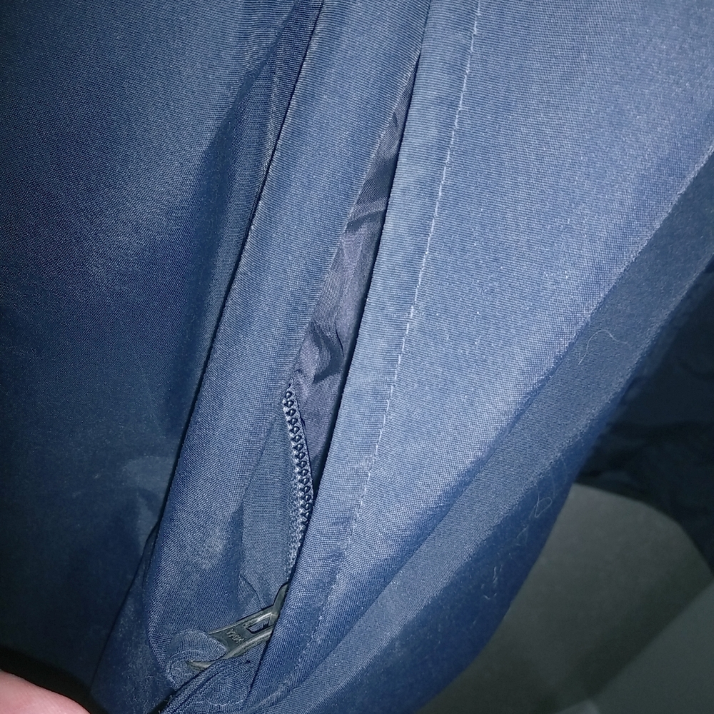 Eddie Bauer XXL Mens Water Resistant Snap Zip Front Hooded Nylon Jacket - Picture 9 of 12